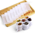 400Pcs Disposable Tea Bags for Loose Leaf Tea, Empty Tea Filter Bags for Cooking, Infuser Sachets for Spice, Coffee, Herb and More (3.54x2.75 Inch)