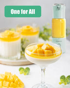 EASEHOLD Portable Personal Blender for Smoothies Shakes, Fresh Juice Mini Fast Blender on the go with 6 Blades, Rechargable Single BPA Free for Sport, Kitchen, Travel,Camping (Green)