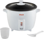 IMUSA Electric Rice Cooker 10 Cup Cooked 5 Cup Uncooked – Ceramic Nonstick Pot, Multi Cooker for Rice, Quinoa, Oatmeal, Stew – Keep Warm – Compact for Kitchen Dorm RV