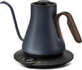 INTASTING Gooseneck Electric Kettle, ±1℉ Temperature Control, Stainless Steel Inner, Quick Heating, for Pour Over Coffee, Brew Tea, Boil Hot Water, 0.9L (Navy Blue)