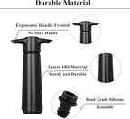 Wine Stoppers Vacuum with Pump, Keep Wine Fresh for up to 7 Days -1 Pump 8 Stopper, Wine Pump and Wine Vacuum Stopper, Reusable for Wine Saver, Wine Stoppers for Wine Bottles