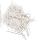 200 Count 5 INCH White Paper Lollipop Sticks,Cake Pop Sticks,Sucker Sticks for Cookies,Rainbow Candy,Chocolate,Cake Topper(Dia 4mm)