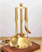 Kitchen Utensils Set Non-stick Kitchenware Cooking Tools Spoon Soup Ladle Spatula Shovel Accessories