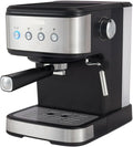 Espresso Maker 1.5L Capacity Coffee Machine with Milk Frother