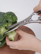 Kitchen Scissors, Forged Stainless Steel Heavy Duty Kitchen Shears, Dishwasher Safe Cooking Scissors for Meat, Poultry & Vegetables