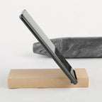 Koville African Natural Grey Marble French Rolling Pin, 12inch Non-Stick Rolling Pin for Baking, Dough Roller for Pasta, Dumpling, Fondant, Pie, Bread, Pizza, Kitchen Baking Tools