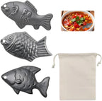 Iron Fish 3 Pack, Lucky Iron Fish for Cooking, Irons Fishes to Food and Water, Effective and Safe Cooking Tool