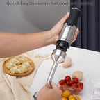 1000W Electric Immersion Blender, 20-Speed Hand Blender with Ergonomic Handle, Handheld Mixer for Smoothies, Baby Food, Soup & More