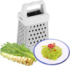 Multifunctional 4 Sides Grater Slicer Stainless Steel Handheld Potatoes Grater Mini Vegetable Cutter Kitchen Accessories Handheld Mini Cutter Peeling, Grating & Slicing Tools