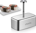 choxila Musubi Mold Stainless Steel, Non Stick Spam Musubi Mold Musubi Maker Press Kit Onigiri Mold for Kids Bento Picnic Sushi DIY