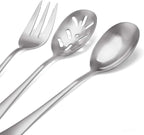 5-Piece 18/0 Stainless Steel Serving Set, sharecook Large Hostess Set with Round Edge, Mirror Finished,Dishwasher Safe