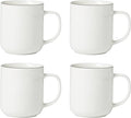Oneida 896603 24 Seven Black Rim Mugs, Set of 4