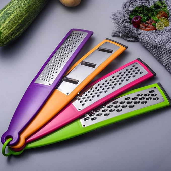 4PCS Multi-Purpose Vegetable Slicer Set Stainless Steel Cheese Grater & Vegetable Chopper for Vegetables Fruits Hand-held Shredder Cutter Grater Slicer Kitchen Tool