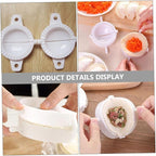 20pcs Dumplings Maker Molds with Lucky Character 7cm Diameter Manual Dumpling Skin Press Kitchen Gadget Hand Tool for Cooking