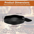 MS-624960 Drip Tray Replacement for Krups Nespresso Vertuo Next Coffee Machine & Grinder, Espresso Coffee Maker Drip Tray Replacement Parts and Accessories