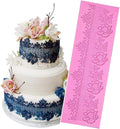 sugar edible wedding floral flower lace cake silicone Embossing Mat Texture fondant impression lace mat decorating mold gum paste cupcake topper icing candy imprint baking moulds craft