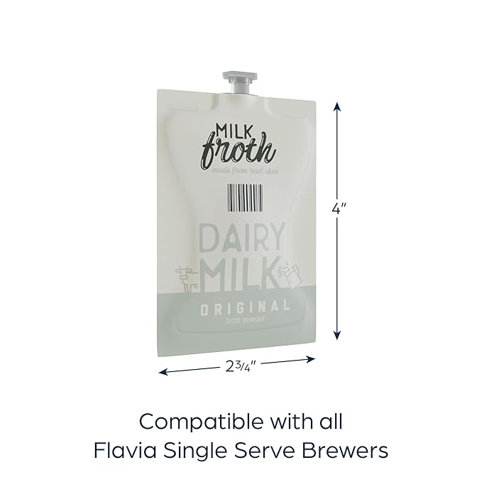 Mars Flavia Alterra Real Milk Froth, Original, 72 Count (Formerly Fabulous Froth)(Packaging may be vary)