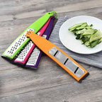 4PCS Multi-Purpose Vegetable Slicer Set Stainless Steel Cheese Grater & Vegetable Chopper for Vegetables Fruits Hand-held Shredder Cutter Grater Slicer Kitchen Tool