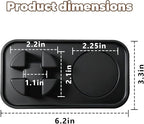 Tamping Mat Compatible with Ninja Luxe Cafe Espresso Machine ES601&ES701, Silicone Portafilter Holder & Tamping Station for Ninja Luxe Coffee, Non-Slip (Black)