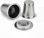 Reusable Filter Cup for Cuisinart (Stainless Steel - 2 Pack)