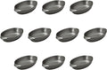 Set of 10, Small Black Oval Au Gratin [7.4 x 4.3 x 1.4 inches (18.7 x 11 x 3.6 cm)] | Setomonohonpo
