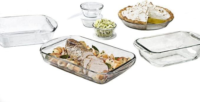 Anchor Hocking Oven Basics Casserole Dish 2 Quart Clear