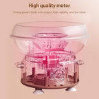 Cotton Candy Machine for Kids & Family, Mini Cotton Candy Maker with 10 Sticks & Sugar Scoop, Home Birthday Family Party Christmas Gift