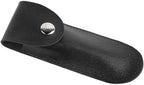 New Bottle Opener Leather, Wine Opener Set Wine Opener Holster Case Small Leather Bag Leather Wine Knife Set Wine Tool PU Bag for Home Indoor Outdoor(black)
