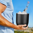 Snowfox Plus - Insulated Ice Bucket with Lid/Scoop, Premium Vacuum Insulated Stainless Steel Ice Buckets for Parties, Ice Box, Home Bar Accessories, Parties Supplies, Bar Decor, 3L