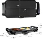 Kenmore 88916 10" x 18" Non-Stick Electric Griddle in Gray