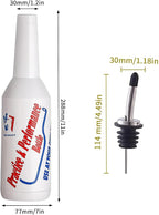 SuproBarware Flair Bottles Practice Set of 3 Bartender Practice Bottle 25oz/750ml Flair Bartending Kit Performance Training Bar Liquor White Decorative Shaker for Bar Pub Wine Cocktail