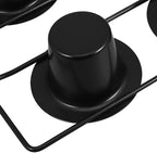 Cup Nonstick Muffin and Cupcake Baking Pan Deep Cup Popover Tin for Heavy-duty Carbon Steel with Elegant Black Finish for Home Kitchens and Events