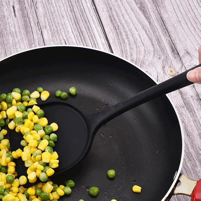 Kitchen Utensils Set Non-stick Kitchenware Cooking Tools Spoon Soup Ladle Spatula Shovel Accessories(D)