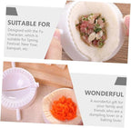 20pcs Dumpling Maker Molds 7cm Diameter Pp Plastic Dumplings Press Kitchen Gadget for Homemade Cooking Tools