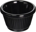 Winco Fluted Ramekins, 1.5-Ounce, Black, 12-Pieces
