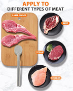 Brigii Meat Tenderizer Tool, 304 Stainless Steel Meat Mallet, 0.8lb Heavy Duty, 2 in 1 Meat Pounder for Beef, Steak, Chicken, Lamb, Dishwasher Safe
