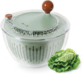 Salad Spinner Large Lettuce Spinner 4.3 Qt with Non-Slip Base & Stop Button Vegetable Dryer & Fruit Washing Bowl for Efficient Salad Prep