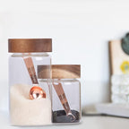 Tablespoons Teaspoons Measure Spoon Set of 6, Copper Plated Metal Measuring Spoons for Measuring Dry or Liquid Ingredients Spice for Kitchen Baking Cooking, Rose Gold Measuring Scoops Gift Set
