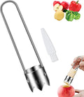 Apple Corer, Stainless Steel Apple Core Remover Tool, Bell Pepper Seed Core Remover, Multifunctional Vegetable Fruit Corer Tools Kitchen Gadget (1 Pcs)