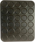 Fox Run Mini Macaron Baking Pan, 30 Small Cup Non-Stick Pan