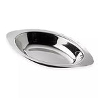 American Metalcraft 15 oz Oval Stainless Au Gratin Dish