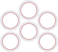 [UPGRADED] Sealing Gasket for Bialetti Rainbow 3 Cups & Moka Express Alpina 3 Cups Iconic Stovetop Espresso Maker - 6 PCS Replacement Food Grade Silicone Seal Ring for Aluminum Coffee Moka Pots