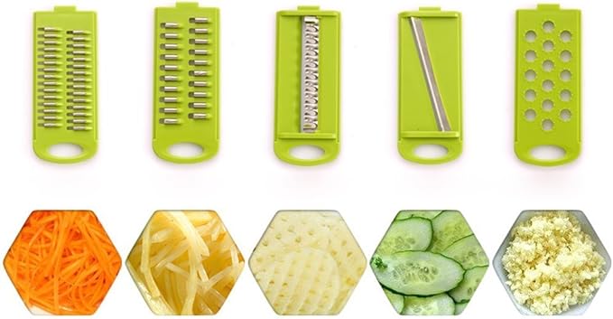 Kitchen Vegetable Slicer Mandoline Slicer Grater Set