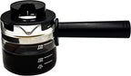 4 Cup Espresso Glass Coffee Pot Replacement-Espresso Accessories Compatible with IMUSA, Hamilton Beach, Mr.Coffee, Breville, UNIVEN Espresso Machine,Black handle