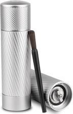 Homnoble Professional Grade Salt Mill, Heavy Duty Refillable Aluminum Manual Salt Mill with Adjustable Coarseness and Ceramic Blade