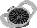 PrepWorks by Progressive Dishwasher Safe 16-Slice Thin Apple Slicer and Corer with Attached Safety Cover (Grey)