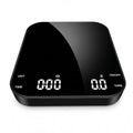 Digital Coffee Scale with Built-in Timer, 0.1g Precision to 3000g Rechargeable Espresso Scale, Touch Glass Kitchen Food Scale for Pour Over, Baking and Macros