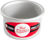 Fat Daddio's PCC-32CASE Anodized Aluminum Round Cheesecake Pans, 6 Piece Set, 3 x 2 Inch