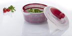 Westmark Germany Vegetable and Salad Spinner with Pouring Spout (Red/Clear)