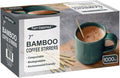 Party Essentials Bamboo Coffee Stirrers/Beverage Stir Sticks, 7" Length, 1000-Count, Natural